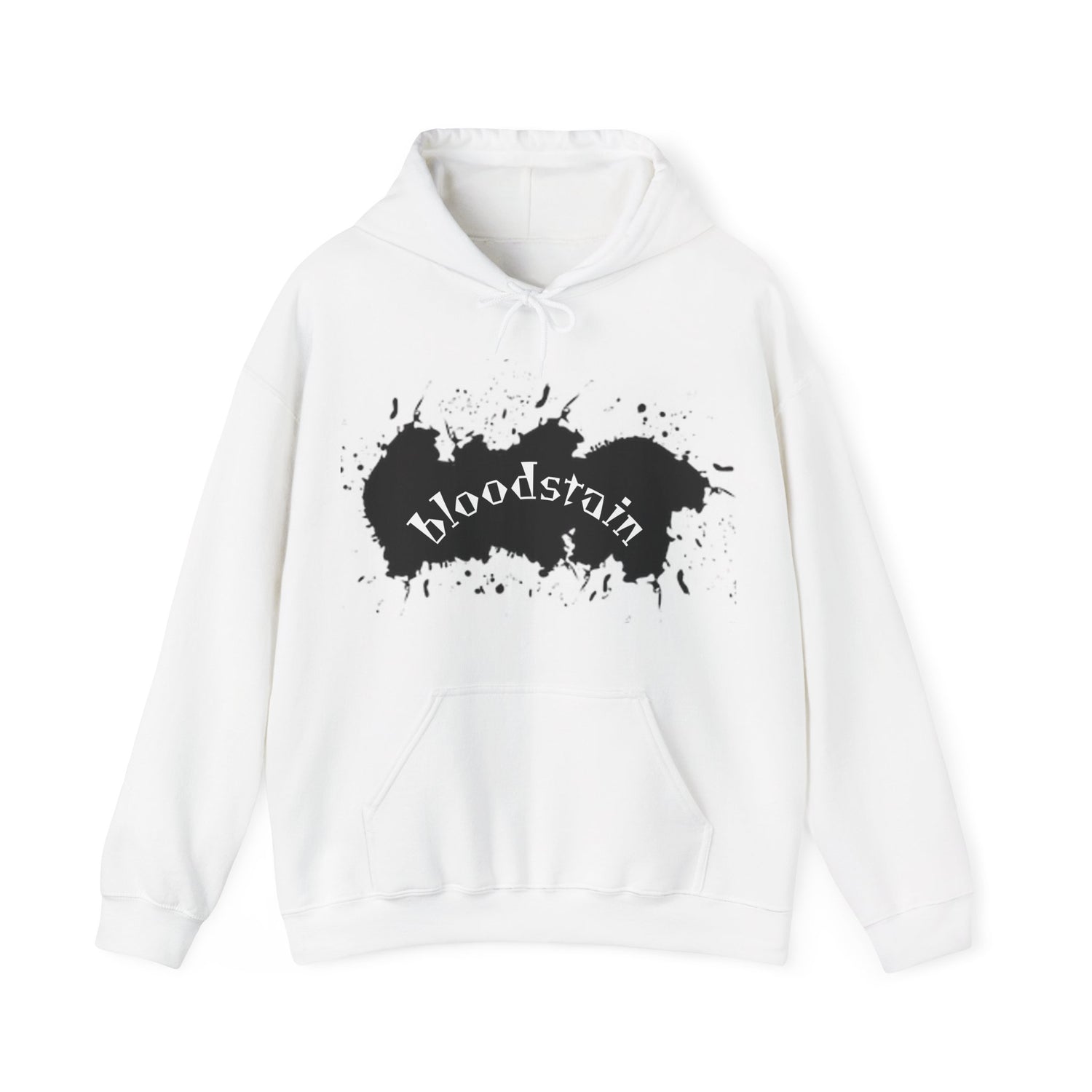 Chic Graphic Hoodie for Alternative Style, Unisex Heavy Blend Sweatshirt, Trendy Streetwear, Unique Gift for Goth Lovers - BLOODSTAIN.tees